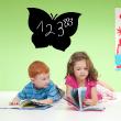 Muurstickers Schoolbord & Whiteboard - Muursticker Schoolbord vlinder - ambiance-sticker.com