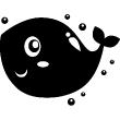 Muurstickers dieren - Muursticker leuke walvis - ambiance-sticker.com