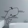 Muurstickers dieren - Muursticker gelukkig walvis potvis - ambiance-sticker.com