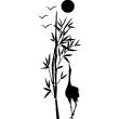 Muursticker Bamboo struisvogel onder de zon - ambiance-sticker.com
