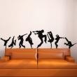 Muurstickers silhouettes - Muursticker Break Dance - ambiance-sticker.com