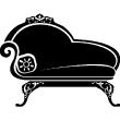 Muurstickers design - Muursticker Sofa Middeleeuwen - ambiance-sticker.com
