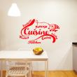 Muurstickers teksten - Muursticker citaat cuisine, cocina, kitchen ... - ambiance-sticker.com