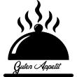 Muurstickers voor keuken - Muursticker citaat keuken  Guten Appetit - ambiance-sticker.com