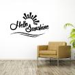 Muurstickers design - Muursticker citaat Hello sunshine - ambiance-sticker.com