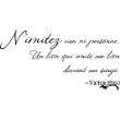 Muurstickers teksten - Muursticker citaat N'imitez rien ni personne - Victor Hugo - ambiance-sticker.com