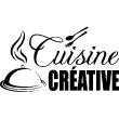 Muursticker keuken Cuisine créative - ambiance-sticker.com