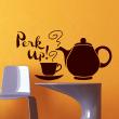 Muurstickers voor keuken - Muursticker decoratieve Perk up ! - ambiance-sticker.com