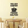 Muurstickers voor keuken - Muursticker keuken Vor dem ersten kaffee fresse halten! - ambiance-sticker.com