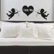 Muurstickers slaapkamer - Muursticker Cupidon Liefde - ambiance-sticker.com