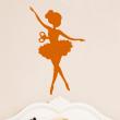 Muurstickers babykamer - Muursticker weinig ballerina dans - ambiance-sticker.com