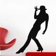 Muurstickers silhouettes - Muursticker Tango danser - ambiance-sticker.com