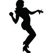 Muurstickers silhouettes - Muursticker Disco Dancer - ambiance-sticker.com