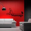 Muursticker Design massage - ambiance-sticker.com