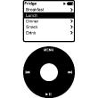 Muurstickers muziek - Muursticker iPod ontwerp - ambiance-sticker.com