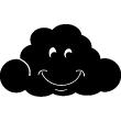 Muurstickers babykamer - Muursticker Glimlachen wolk ontwerp - ambiance-sticker.com
