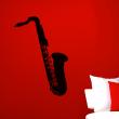 Muurstickers muziek - Muursticker Ontwerp trompet - ambiance-sticker.com