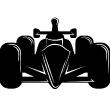 Muurstickers silhouettes - Muursticker Voor een F1 - ambiance-sticker.com