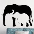 Muurstickers dieren - Muursticker olifanten en baby - ambiance-sticker.com