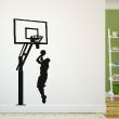 Muurstickers silhouettes - Muursticker Basketbal Training - ambiance-sticker.com