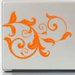 PC en MAC Laptop Stickers - Sticker Sticker Fleur tribal - ambiance-sticker.com