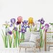 Muurstickers bloemen - Muursticker bloem iris - ambiance-sticker.com