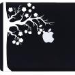 PC en MAC Laptop Stickers - Sticker Bloemen op een boom - ambiance-sticker.com