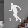 Muurstickers sport en voetbal - Muursticker voetballer 19 - ambiance-sticker.com
