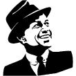Frank Sinatra portret 1 - ambiance-sticker.com