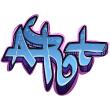 Muurstickers zen - Muursticker Graffiti art - ambiance-sticker.com