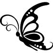 Muurstickers dieren - Muursticker Grote vlinder - ambiance-sticker.com