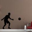 Muurstickers silhouettes - Muursticker Jonge basketbal - ambiance-sticker.com