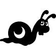 Muurstickers dieren - Muursticker Gelukkig slak - ambiance-sticker.com