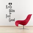 Muurstickers 'Keep Calm' - Muursticker Voel je goed - ambiance-sticker.com