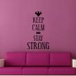 Muurstickers 'Keep Calm' - Muursticker Keep Calm and Stay Strong - ambiance-sticker.com