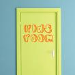 Muurstickers voor deuren - Mursticker deur Kids room - ambiance-sticker.com