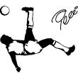 Muurstickers sport en voetbal - Muursticker de beroemde Pele kick - ambiance-sticker.com