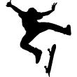 Muurstickers sport en voetbal - Muursticker skateboard 1 - ambiance-sticker.com