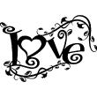 Muurstickers liefde en harten - Muursticker liefde lijzijde - ambiance-sticker.com