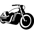 Muurstickers silhouettes - Muursticker Hedendaagse Motorcycles - ambiance-sticker.com