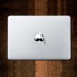 PC en MAC Laptop Stickers - Sticker Snor en monocle - ambiance-sticker.com