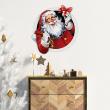 Muurstickers Kerstmis - Muursticker Kerstmis santa claus design - ambiance-sticker.com