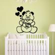 Muurstickers babykamer - Muursticker  teddybeer Love you - ambiance-sticker.com