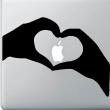 PC en MAC Laptop Stickers - Sticker Belangrijkste romantische vorm - ambiance-sticker.com