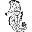 Muurstickers babykamer - Muursticker Origami zeepaardje - ambiance-sticker.com