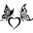 Muurstickers dieren - Muursticker Butterfly Lovers - ambiance-sticker.com