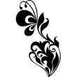Muurstickers dieren - Muursticker Barok vlinder - ambiance-sticker.com