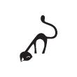 Muurstickers dieren - Muursticker kat - ambiance-sticker.com