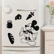 Muurstickers voor koelkast - Muursticker decoratieve Ontbijt van Mickey Mouse - ambiance-sticker.com