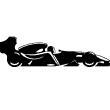 Muurstickers silhouettes - Muursticker Proef op de F1 - ambiance-sticker.com